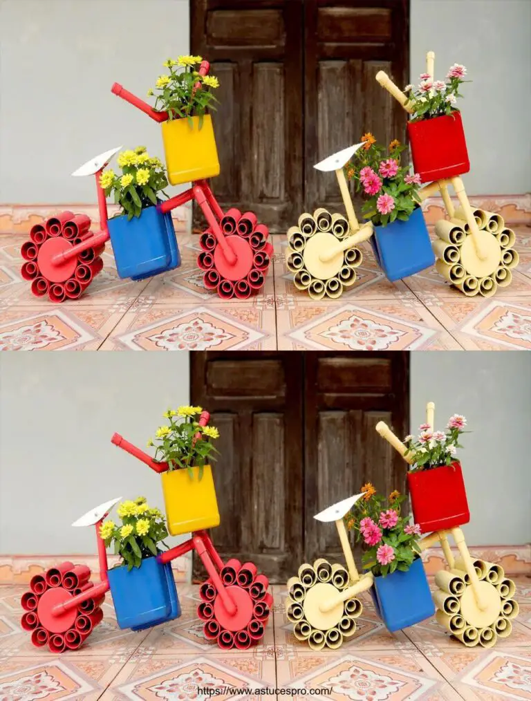 ¡Increíbles ideas! Crear un PVC bonito Bicicleta Holder para su jardín