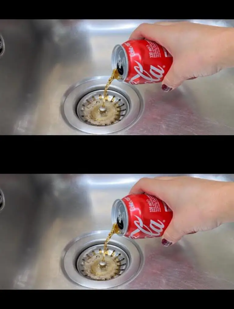 Vací mi Coca-Cola en el fregadero, y ahí… ¡la sorpresa!