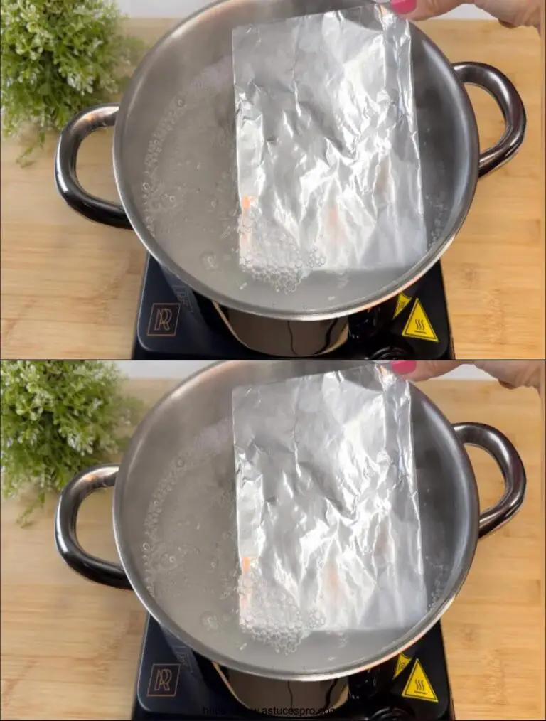 Papel de aluminio en agua hirviendo: el secreto de los ricos que nunca te dirán!