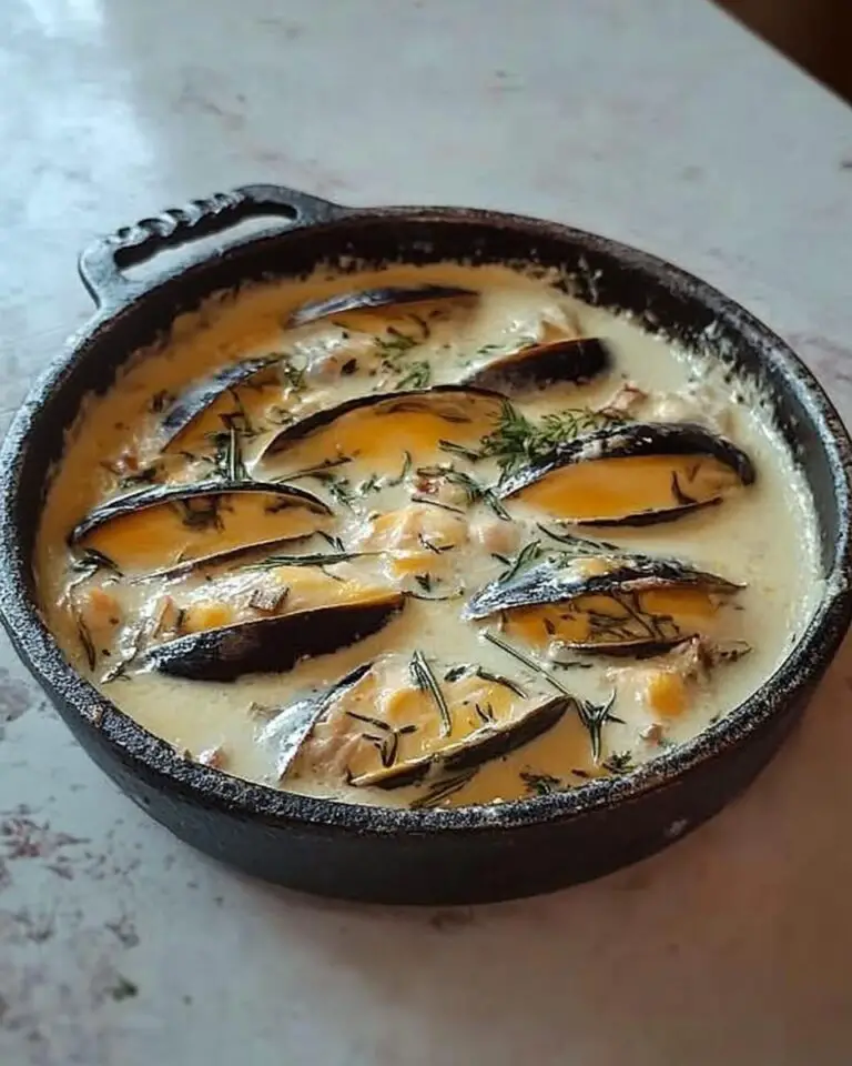 Mouclade Charentaise  Un delicioso plato tradicional de la región de Charente-Maritime, ideal para los amantes de los mariscos.