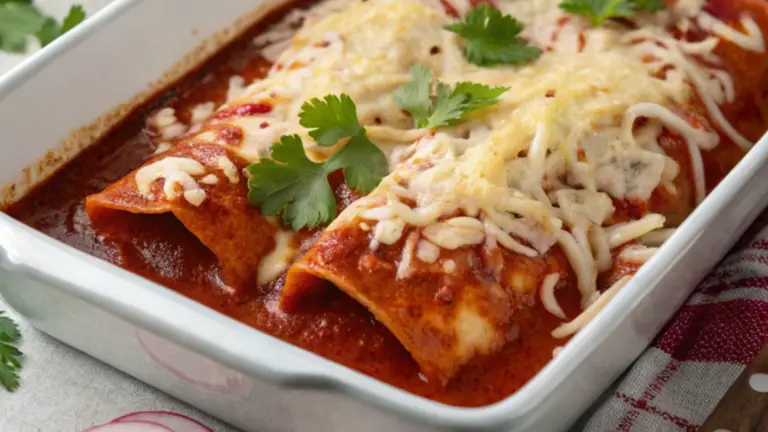Enchiladas Rojas Sencillas: ¡Un Platillo Mexicano que te Enamora!