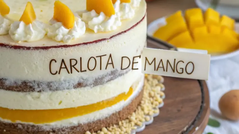 Carlota de Mango Cremosa