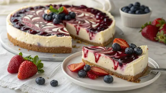 Cheesecake de Fresa y Arándanos: El Postre Perfecto para Todos los Gustos