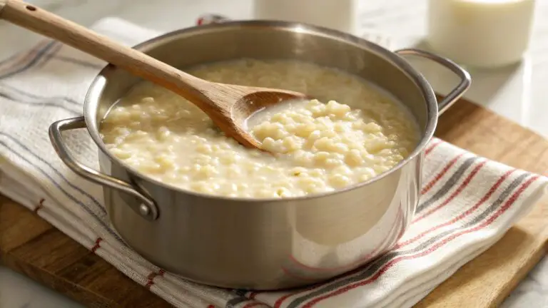 Arroz con leche cremoso y casero