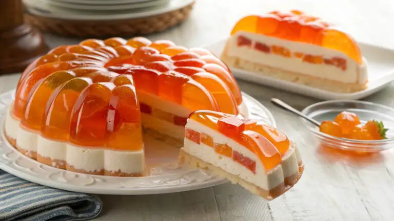 Gelatina Mosaico de Tres Leches con Durazno (Rinde 25 porciones)