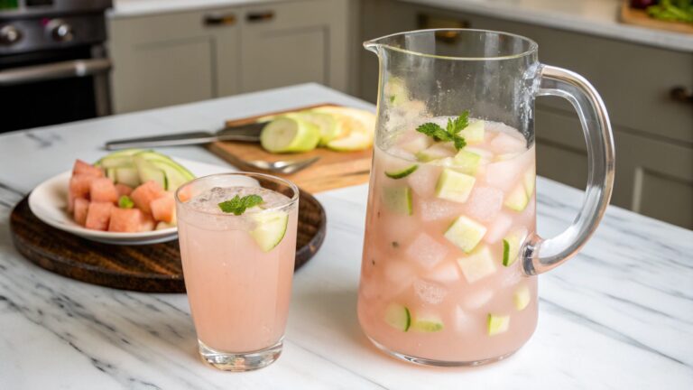 Agua de Melón Cremosa con Leche Evaporada: La Bebida Refrescante del Verano