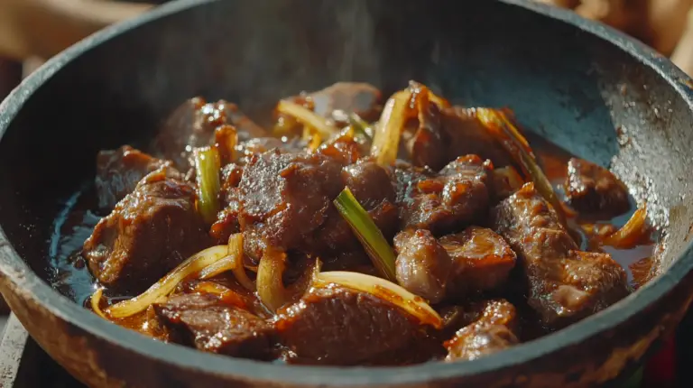 Estofado de Carne ao Estilo Caseiro: sabor profundo e aconchegante