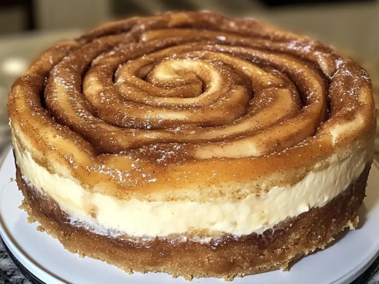 Cinnamon Roll Honeybun Cheesecake – Cremoso, Dulce y con el Toque Perfecto de Canela