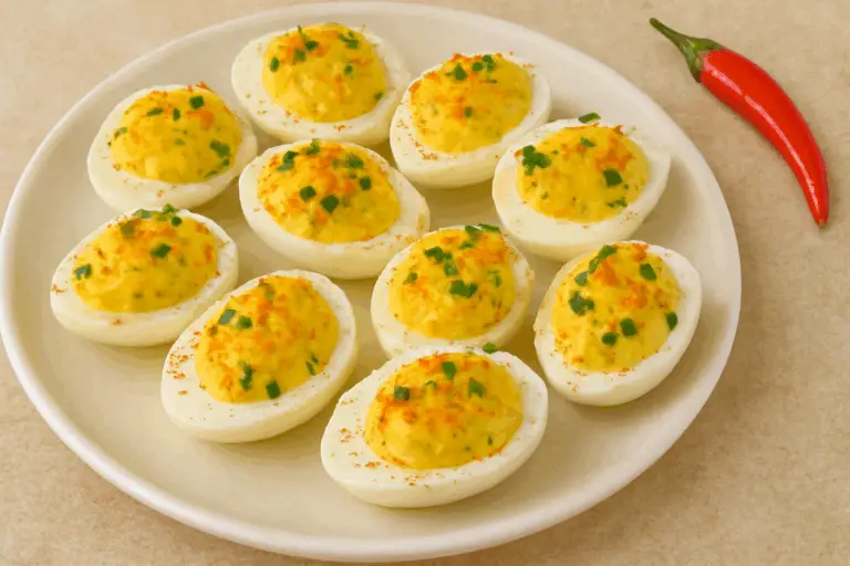 Huevos Endiablados con Chile Picante y Ajo – ¡Explosión de Sabor en Cada Bocado!