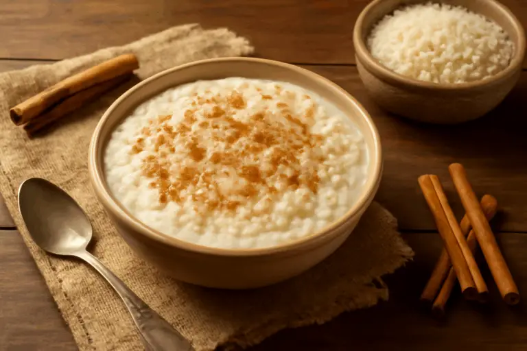 Arroz con Leche Casero – ¡Un Postre Cremoso y Reconfortante como el de la Abuela!