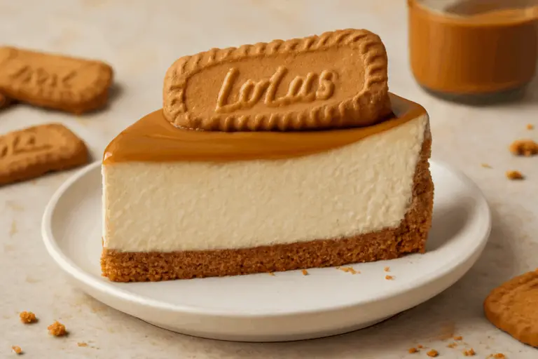 Biscoff Cheesecake – Cremoso, Crujiente y con el Toque Irresistible de Biscoff!