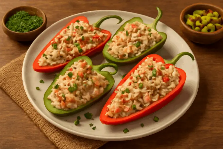 Chiles Fríos de Pollo Estilo Veracruz – ¡Un Clásico Refrescante y Repleto de Sabor Mexicano!