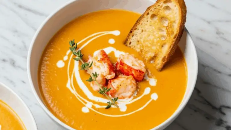 Delicia de Bisque de Langosta: ¡Un Sabor Exquisito y Elegante!