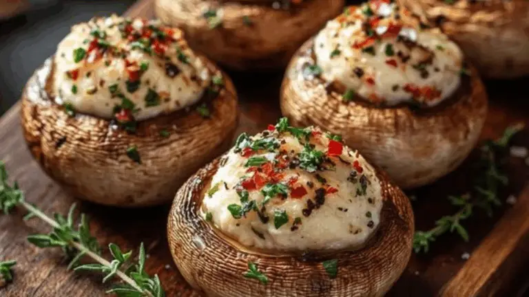 Champiñones Rellenos Veganos: ¡Bocados Sabrosos y Deliciosos!