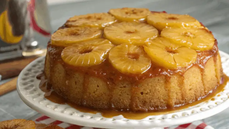 Retro Pineapple Upside-Down Cake : Un Clásico Que Nunca Pasa de Moda