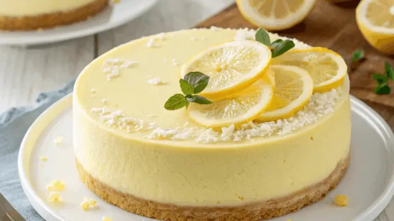 Receta Fácil y Refrescante de Gâteau Mousse Citron: El Postre Perfecto para Cualquier Ocasión