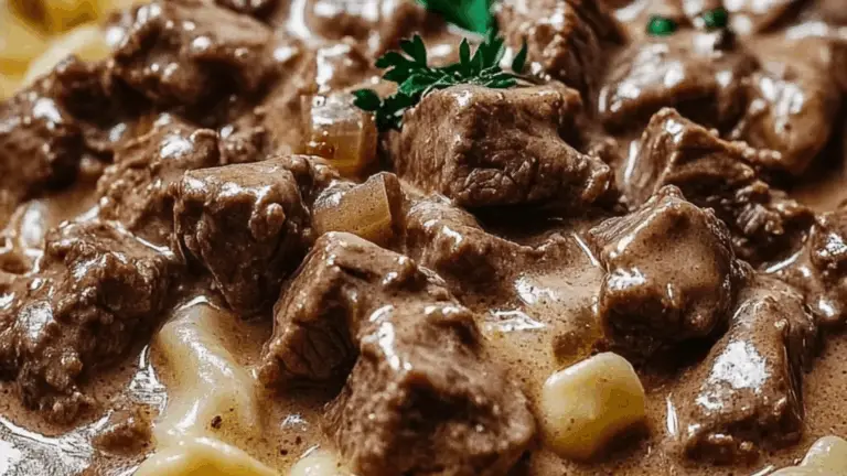 Delicioso Estrogonof de Carne: Una Receta Cremosa y Reconfortante para el Alma