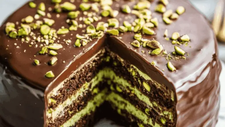 Pastel de Barra de Chocolate y Pistacho de Dubái: Un Postre Exquisito que Te Transportará al Corazón de la Exuberante Ciudad