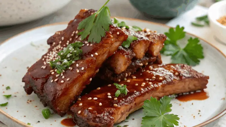 Costillas de Cerdo a la Barbacoa: ¡Una Explosión de Sabor y Dulzura en Cada Bocado!