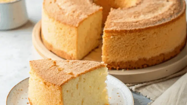 Chiffon Cake: ¡La Receta Tradicional de Mi Madre que Todo el Mundo Pide! Sin Harina de Trigo, ¡Muy Esponjoso!