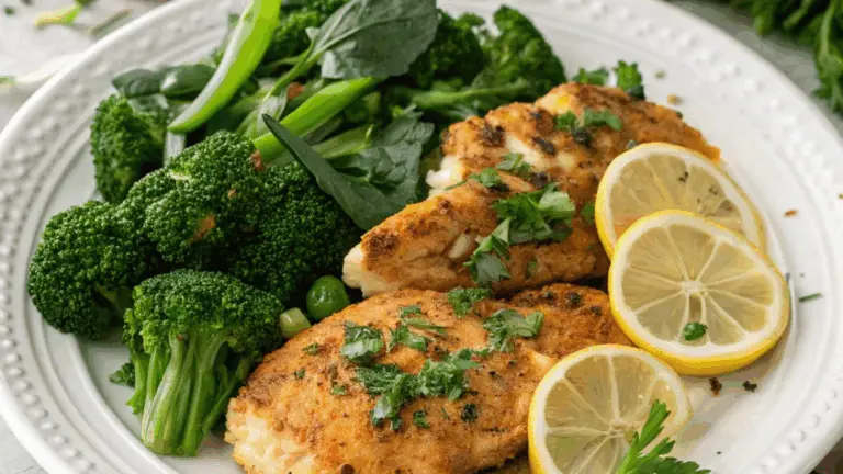 Pollo al Ajo con Brócoli y Espinacas – ¡Saludable, Rápido y Lleno de Sabor!