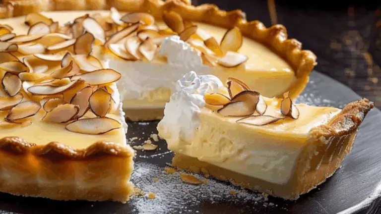 Tarta de Crema Pastelera con Coco – ¡Suave, Exótica y Llena de Dulzura!