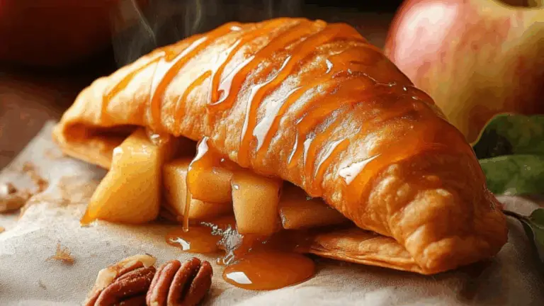 ¡Empanadas de Manzana, Nuez Pecana y Caramelo! – Un Bocado Dulce y Crujiente