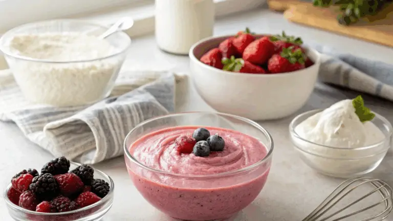 Mousse de Frutos Rojos con Yogur – ¡Fresca, Ligera y Deliciosa!