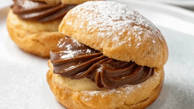 Choux a la Crema de Chocolate – ¡Pequeños y Exquisitos!