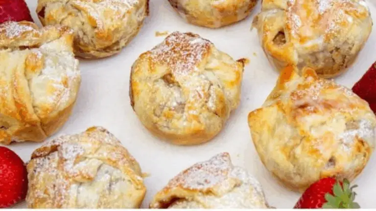Mini Tartaletas de Manzana con Hojaldre – ¡Pequeñas, Crujientes y Llena de Dulzura!