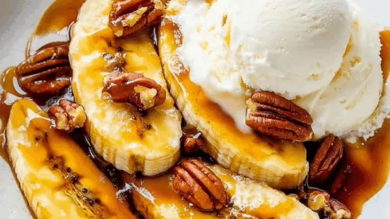 Bananas Foster – ¡Un Postre Clásico con Toque Flambeado y Sabor Inolvidable!