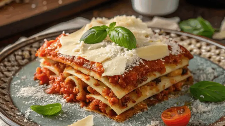 Lasaña del Millón de Dólares – ¡Tan Cremosa y Sabrosa que Vale Cada Bocado!