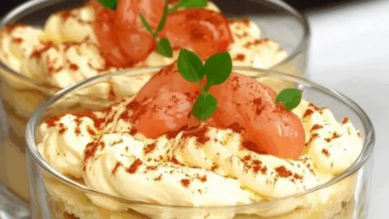 Tiramisú de Gambas Rosas – ¡Una Fusión Sorprendente de Sabores Deliciosos y Elegantes!
