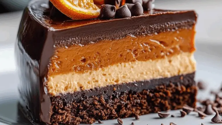 Chocolate Orange Cheesecake: Un Postre Cremoso y Exquisito con un Toque Cítrico