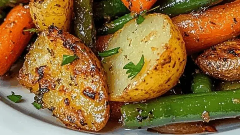 Vegetales Asados Caseros con Hierbas y Ajo: Un Plato Saludable y Sabroso