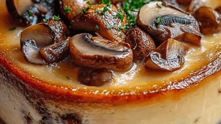 Pastel Salado de Champiñones, Comté, Avellanas y Perejil: ¡Una Receta Sabrosa y Original!