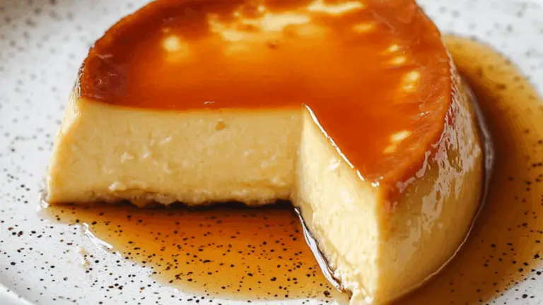 Flan de Maicena: Un Postre Suave y Delicioso que Encanta a Todos