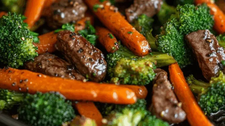 Filete Balsámico con Verduras en una Sola Sartén: ¡Fácil, Sabroso y Saludable!