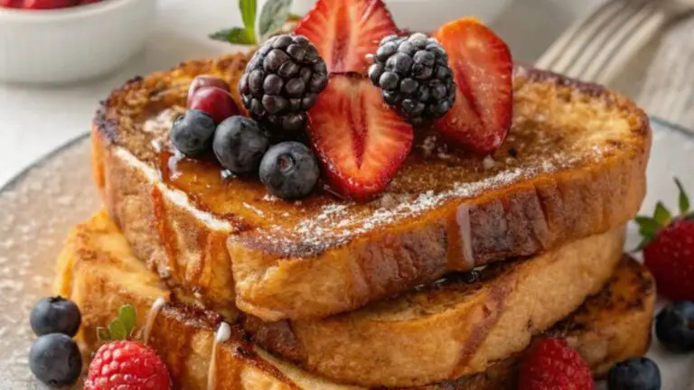 Tostadas Francesas con Frutas: ¡Un Desayuno Delicioso y Colorido para Empezar el Día!