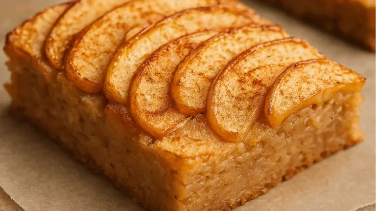 🍏✨ Pastel de Manzana sin Harina: Deliciosamente Ligero y Fácil de Preparar 💛