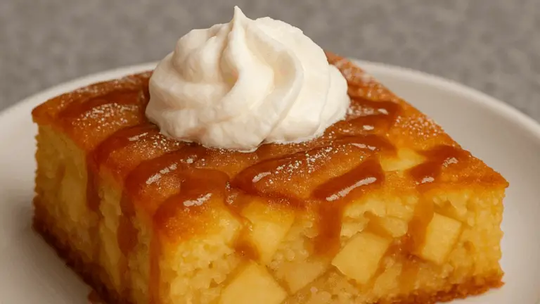 🍏✨ Bizcocho de Manzana Esponjoso y Delicioso: Un Postre Ligero, Dulce y Perfecto para Toda la Familia 💛