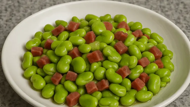 🌱🍖 Habas con Jamón: Una Delicia Tradicional Española para la Primavera 🌸✨