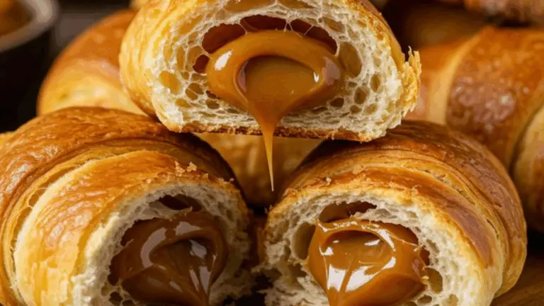 🥐✨ Del Crudo al Delicioso: La Magia del Croissant Relleno 💖
