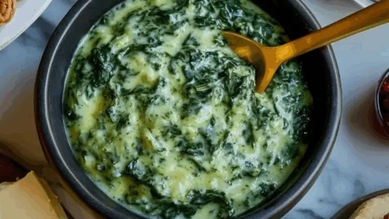 🥗✨ Plato Cremoso y Saludable de Espinacas: Delicioso, Nutritivo y Fácil de Preparar 💚