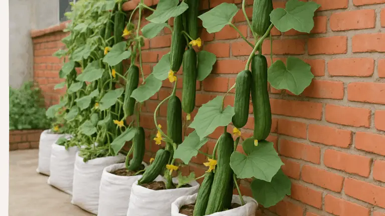 CÓMO CULTIVAR PEPINOS EN ESPACIOS PEQUEÑOS USANDO JARDINERÍA VERTICAL