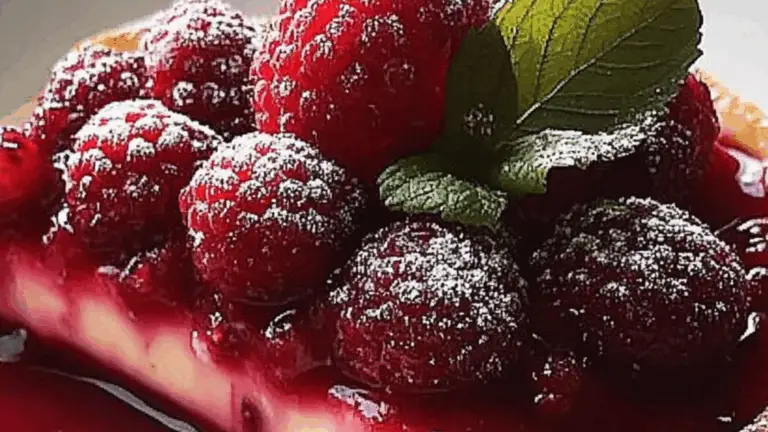 Crujiente de Frambuesas Delicioso: Postre Fácil, Fresco y con Textura Perfecta