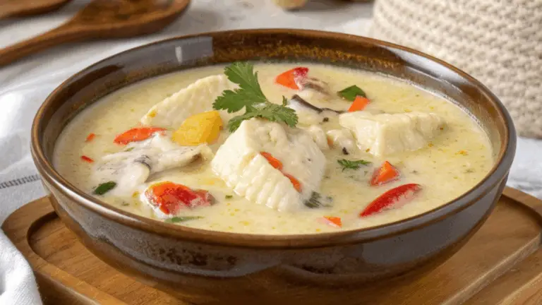 Creamy Coconut White Fish Stew: Guiso Exótico y Reconfortante