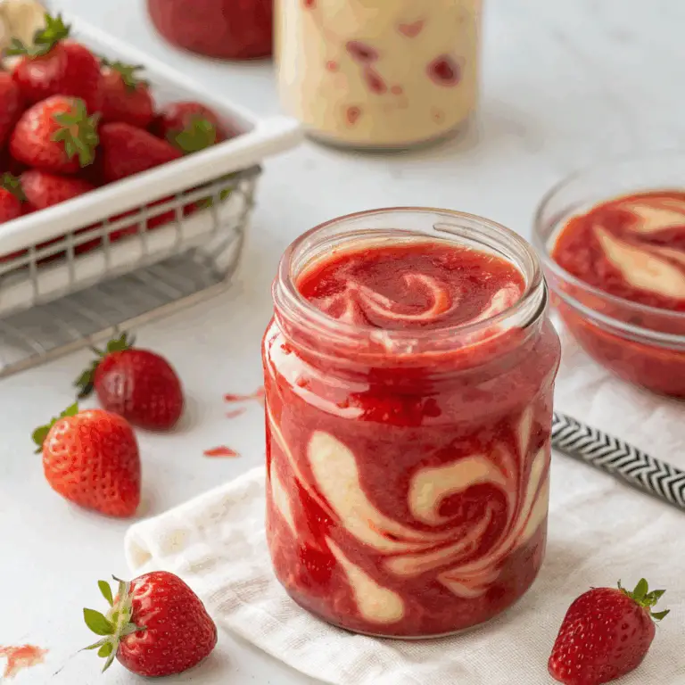 Mermelada de Fresa y Vainilla: ¡Dulce, Aromática y Perfecta para un Toque Especial en tus Desayunos! 🍓🍯🌿