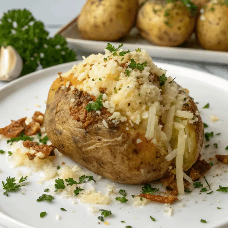 Papas Machacadas Crujientes al Horno con Ajo y Parmesano: ¡Deliciosas, Sabrosas y Perfectas para Acompañar Cualquier Comida! 🥔🧄🧀