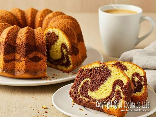 Pastel Mármol Suave y Húmedo: ¡Una Delicia Suave y Sabrosa en Cada Bocado! 🍰🍫🍶